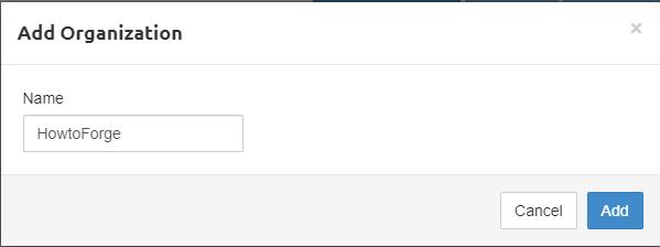 Pritunl Organisation hinzufügen